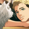 yoi2 Christophe looking at his cat