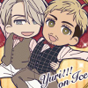 yoi39 Victor and Christophe chibi