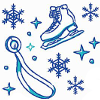 yoi74 medals and figureskates