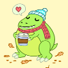 Squishable T-Rex autumn love