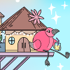 Squishable Pink Flamingo drinking